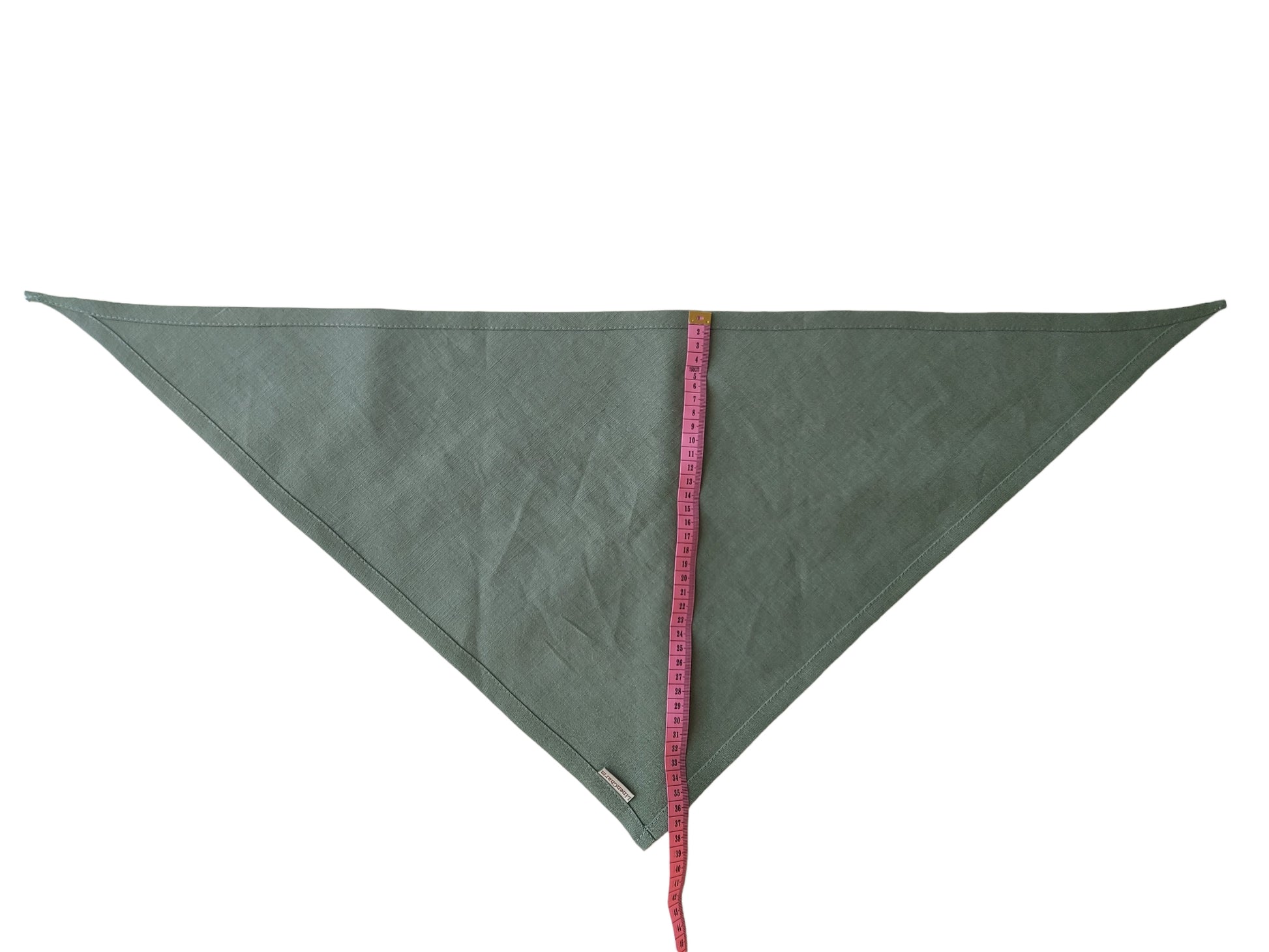 Leinen Bandana in Fern – Weiches Kopftuch aus 100% Leinen | Stirnband & Haarband