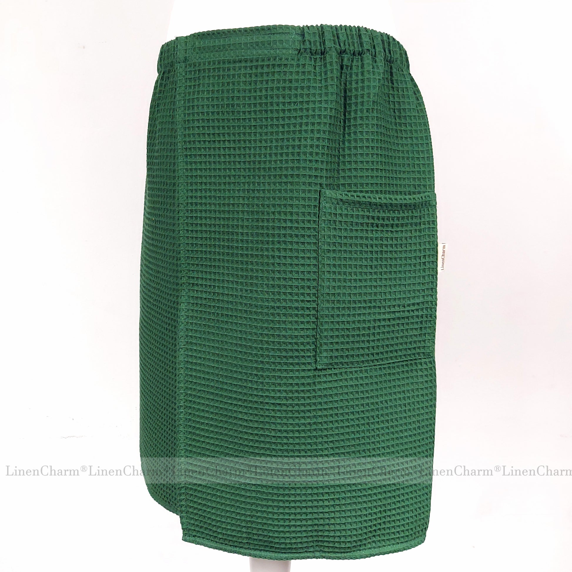 Saunatuch für Herren | XS–6XL, weiche Baumwolle – perfekt für Bad, Sauna & Pool – Grün