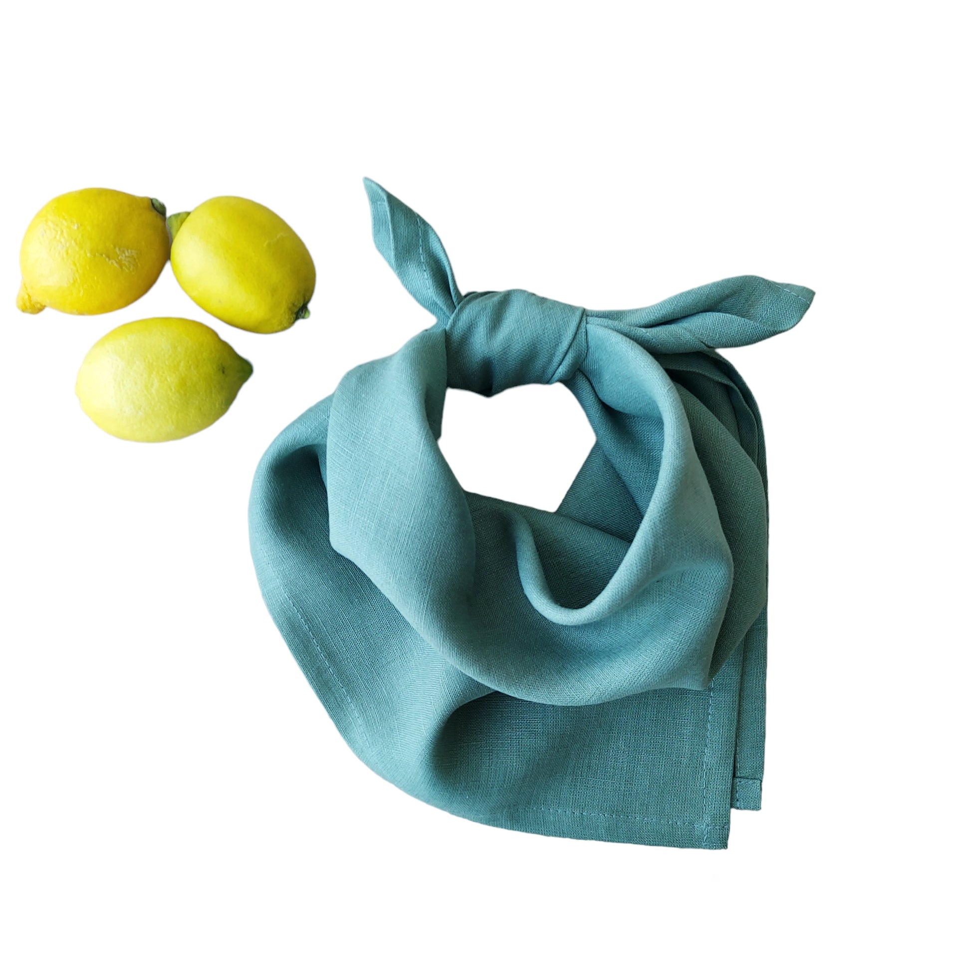 Leinen Bandana – 50 Farben Kopftuch & Stirnband | 100% Leinen 70x70cm
