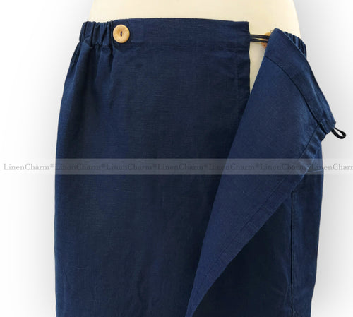 Herren Leinen Sauna-Kilt – Premium Handtuch-Wickel in verschiedenen Farben