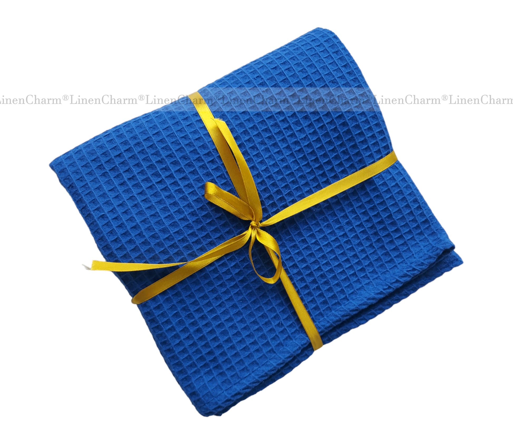 Strandtuch 70×200 cm aus Baumwolle – Weiches Saunatuch, Duschtuch & Pooltuch in Blau