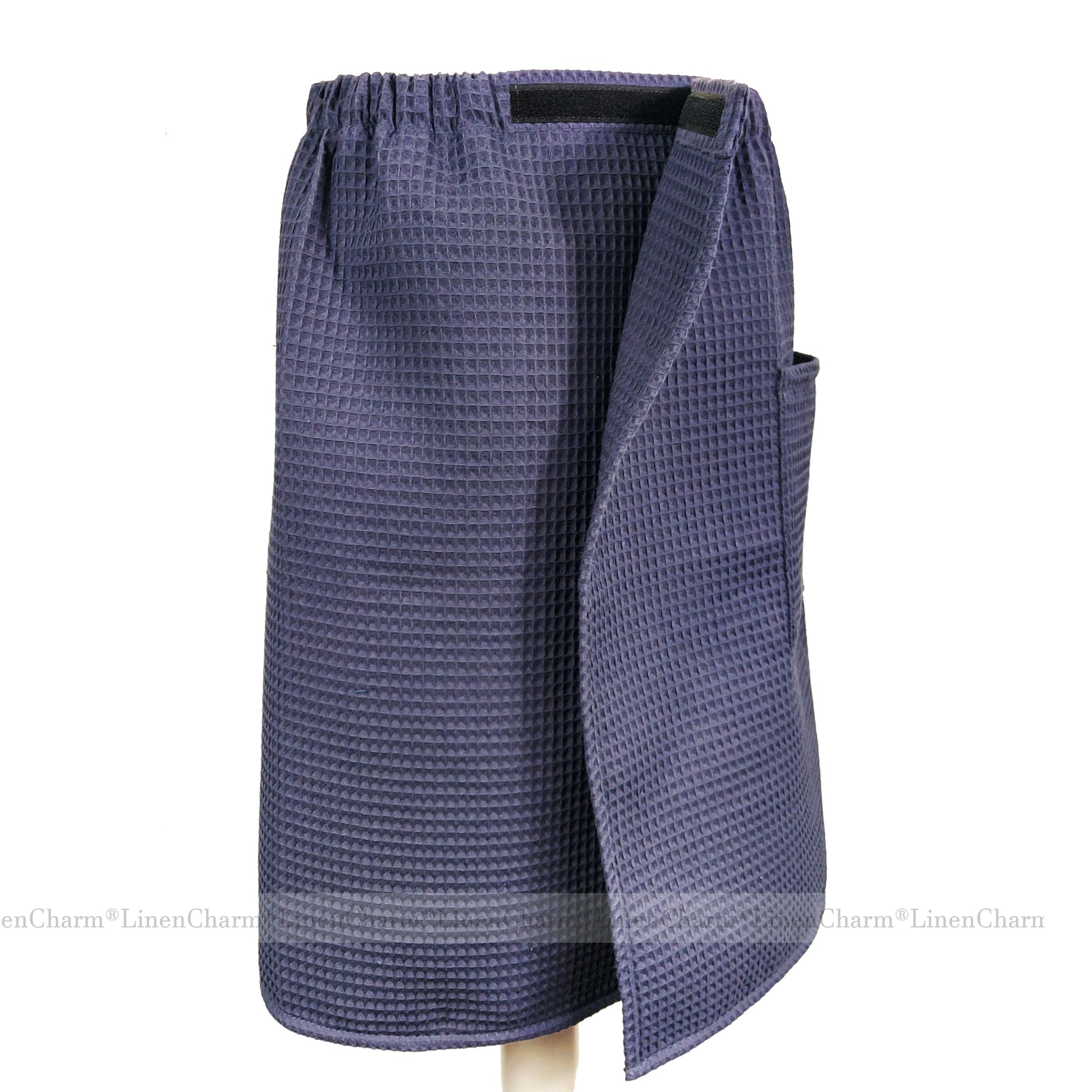 Premium Saunatuch für Herren in Anthrazit, Weiche Baumwolle, XS-6XL, Ideal für Bad, Sauna & Pool