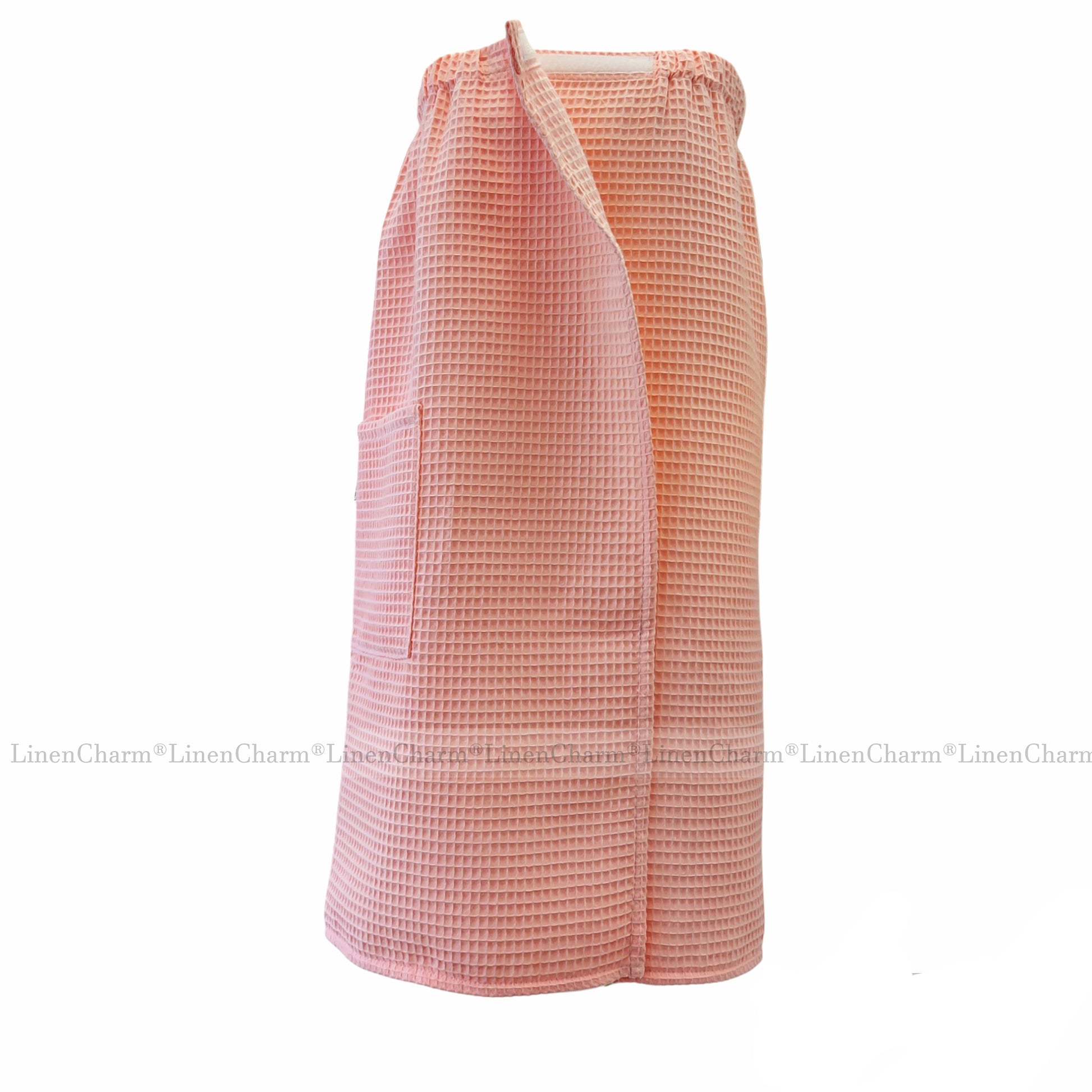 Saunatuch Damen Lachs – weiches, saugfähiges Baumwolltuch-Set für Wellness & Bad