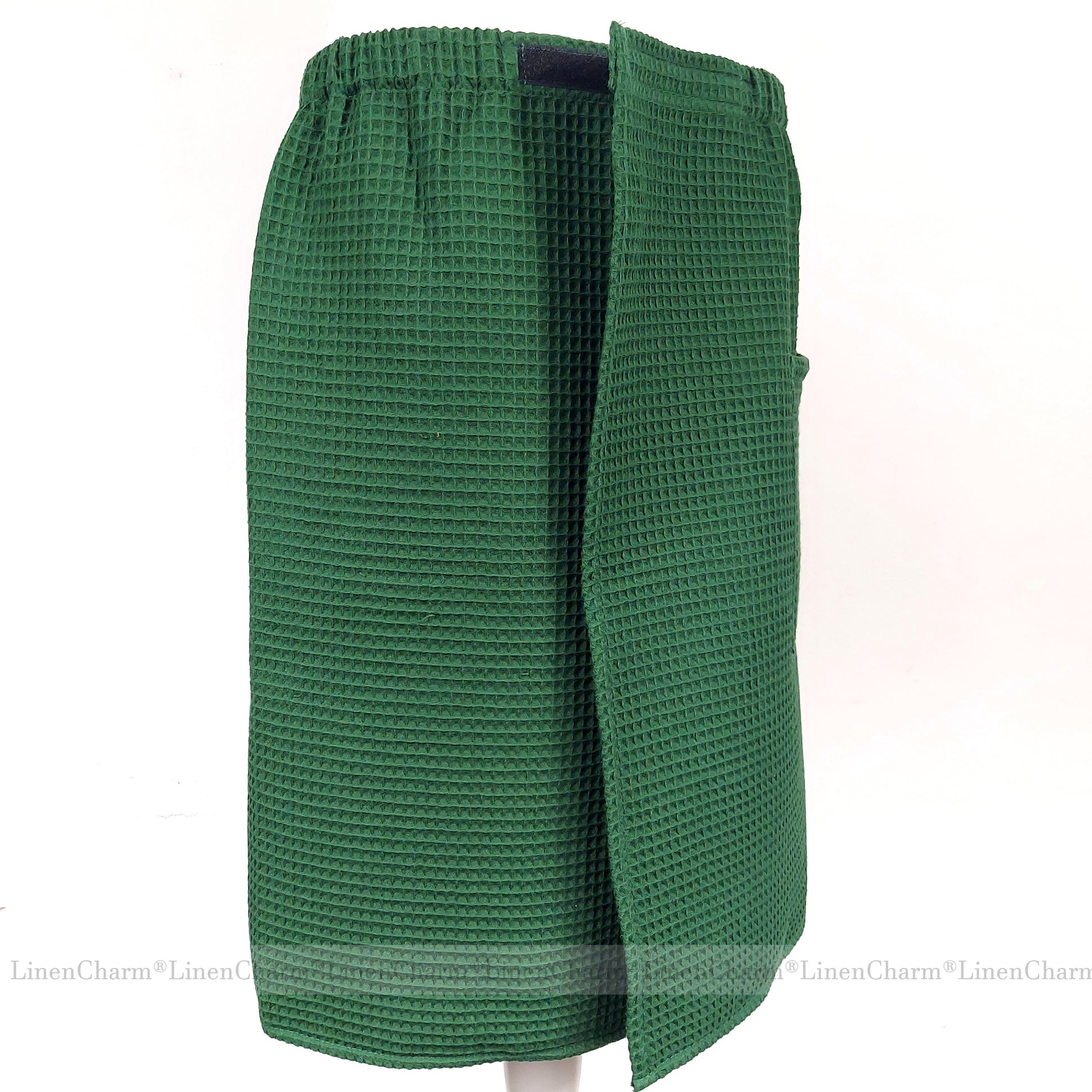 Premium Saunatuch für Herren in Grün, Weiche Baumwolle, XS-6XL, Ideal für Bad, Sauna & Pool