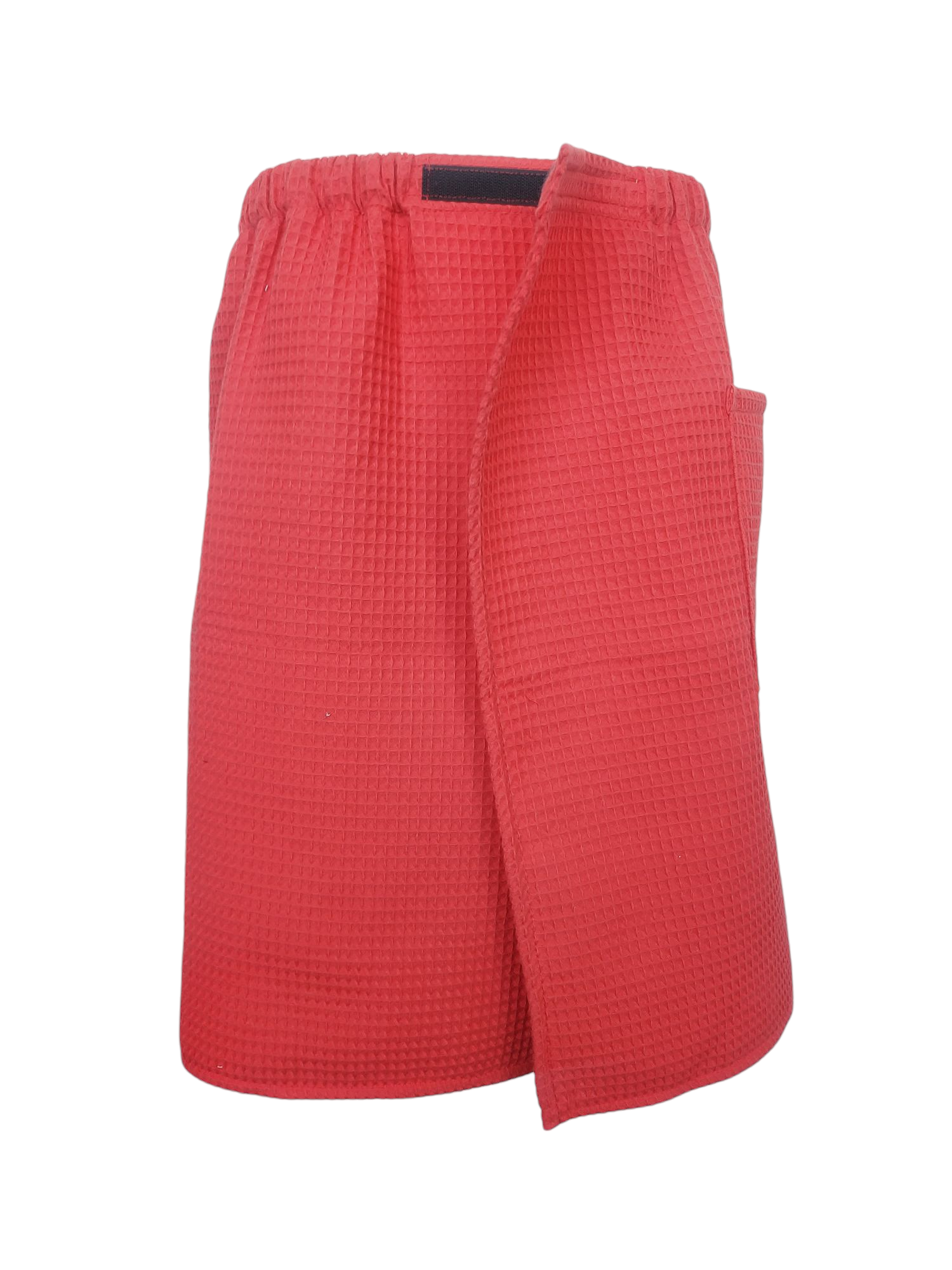 Premium Saunatuch für Herren in Rot, Weiche Baumwolle, XS-6XL, Ideal für Bad, Sauna & Pool