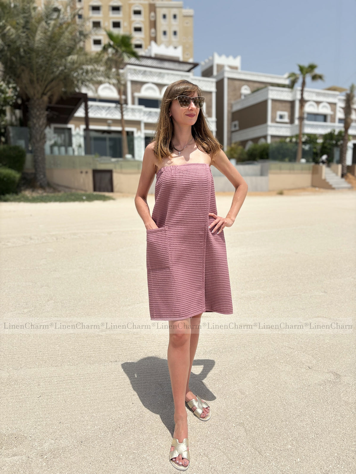 Premium Saunatuch für Frauen 