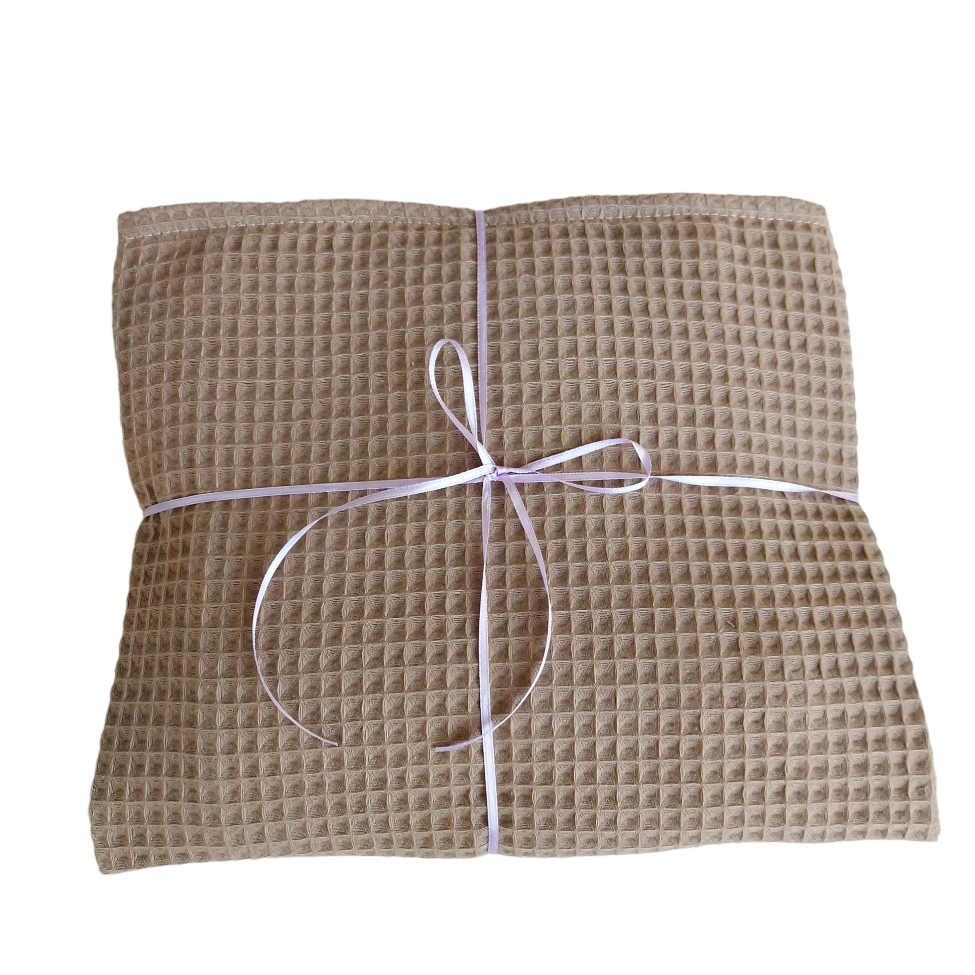 Strandtuch 70×140 cm Taupe – weiches Baumwollhandtuch für Sauna, Spa & Wellness