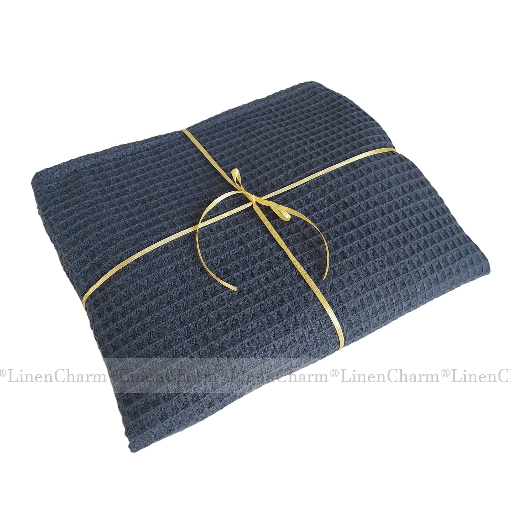 Strandtuch 70×140 cm Anthrazit – edles Baumwolltuch für Sauna, Bad & Pool