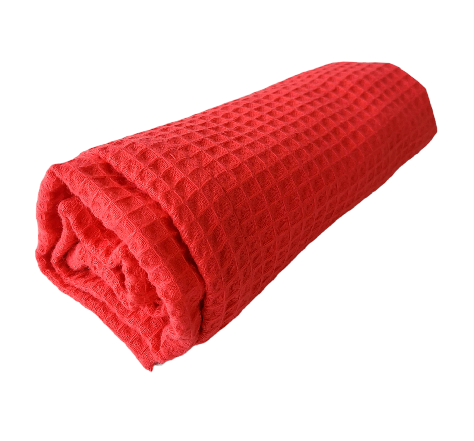 Strandtuch aus Baumwolle 70x200 cm in rot – perfekt für Pool